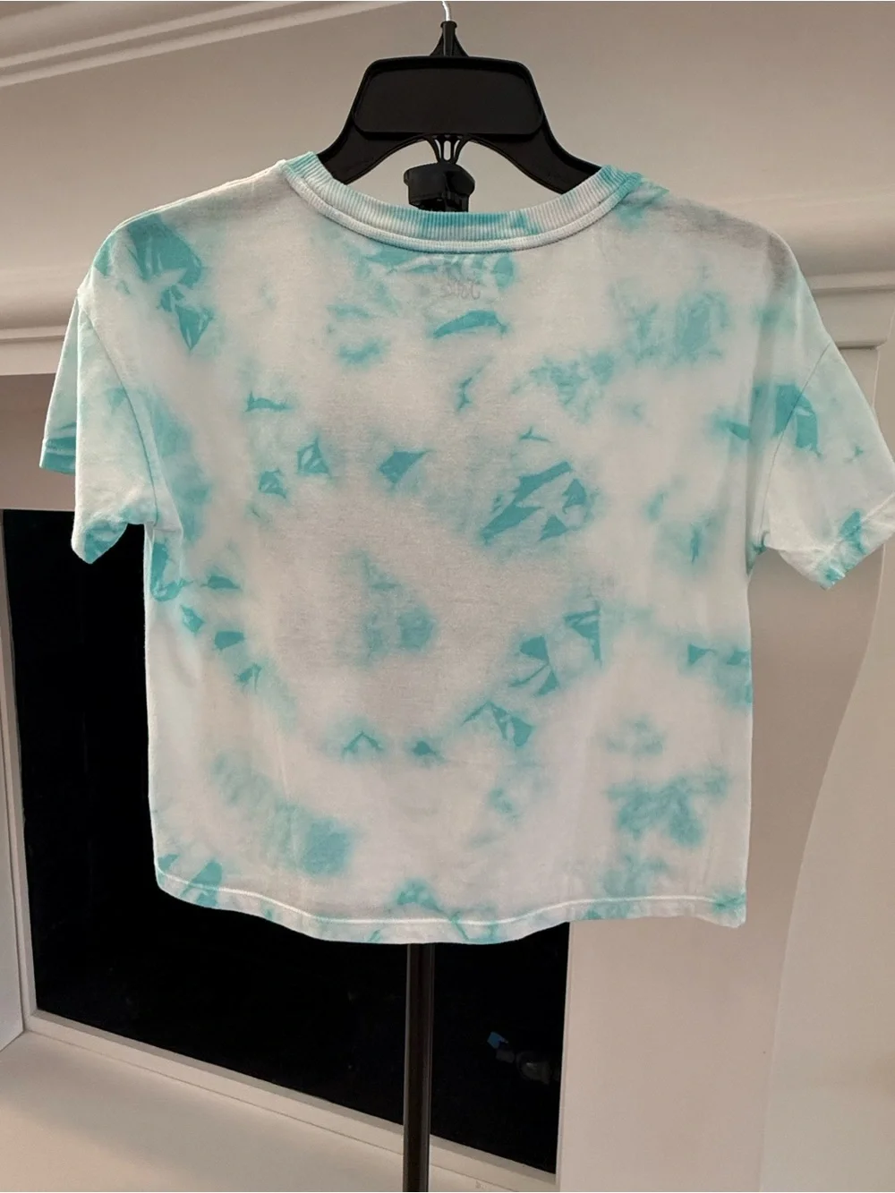 Justice Teal Tie-Dye Daisy Smile Graphic Tee- Girls 10